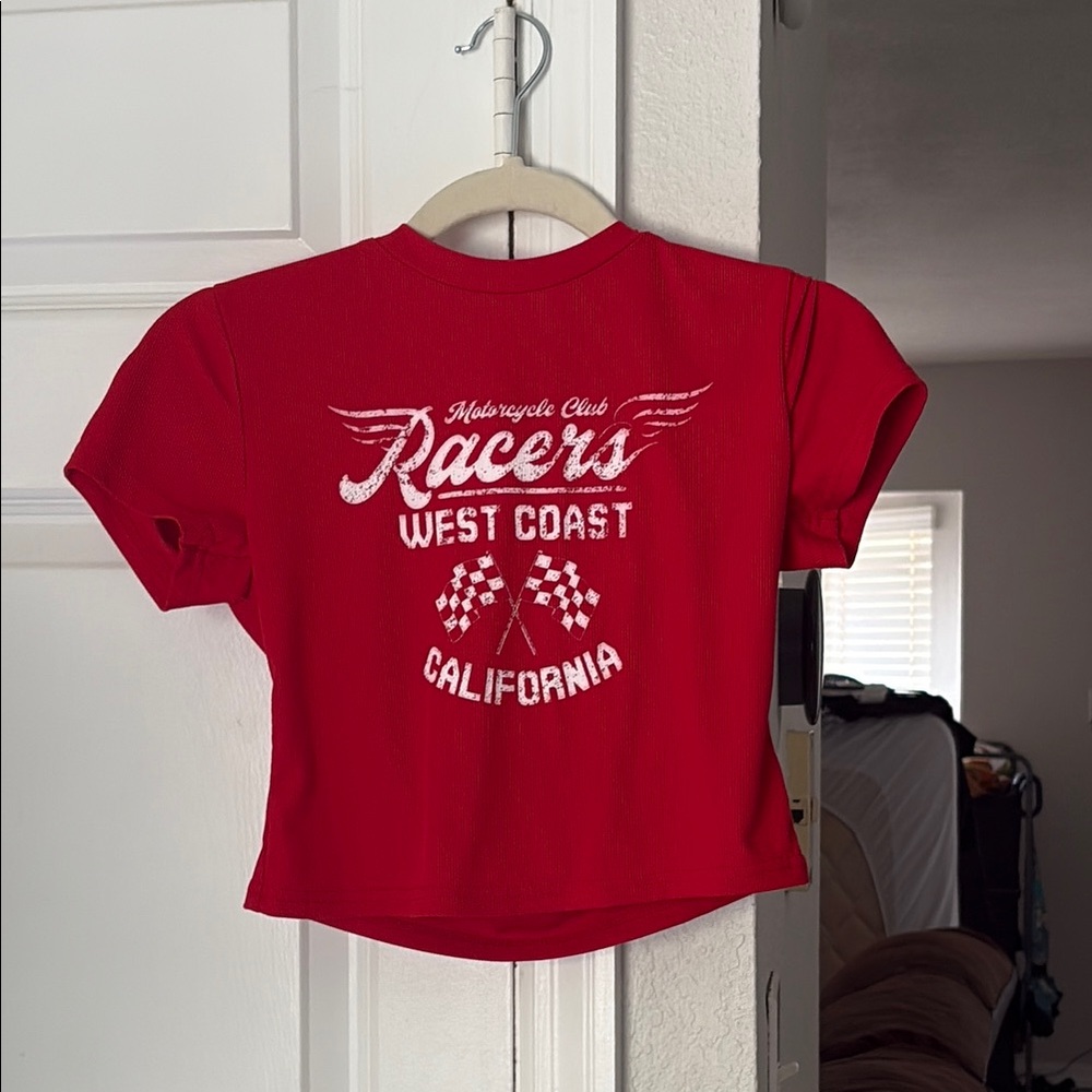 Racer's Red Short Sleeve Tee